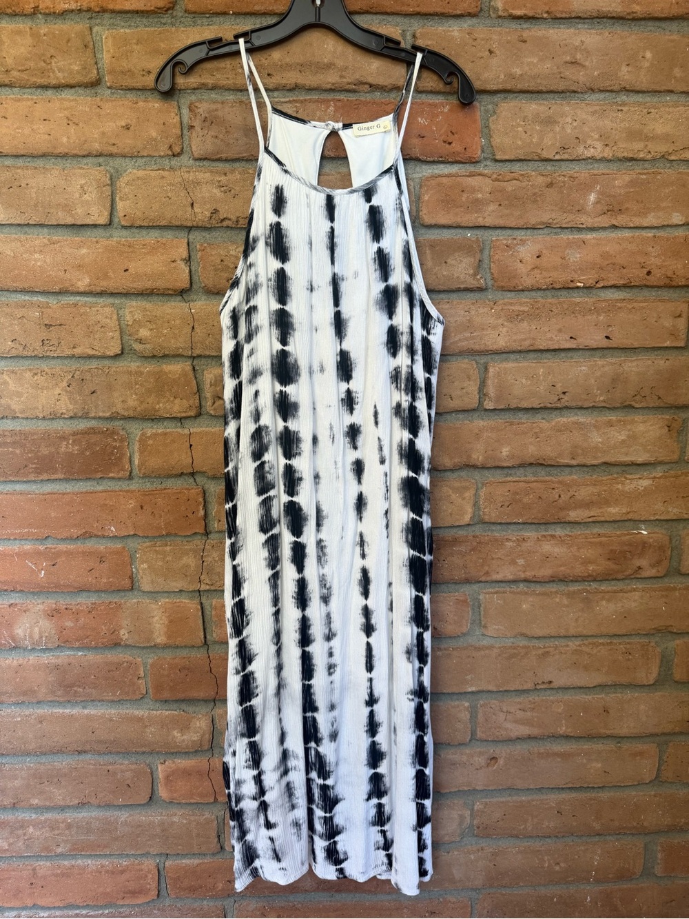 Tie dye maxi dress